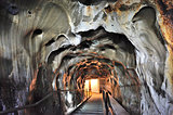 Inside of salt mine