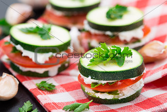 Zucchini sandwich