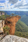 View of Hanging Rock Blue Mountains NSW Australia