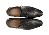 Pair of men's shoes in classic style