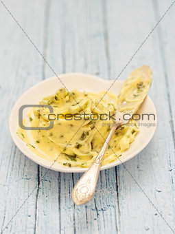 rustic compound herb butter