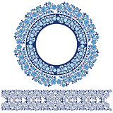 blue ottoman serial patterns twenty-three