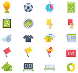Soccer icon set