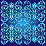 blue ottoman serial patterns two