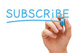 Subscribe Blue Marker