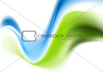 Abstract wavy smooth design. Gradient mesh