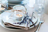 Provence style table setting