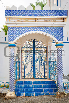 Building with tiles Oman