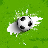 Grunge football / soccer ball background