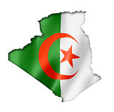 Algerian flag map