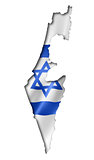 Israeli flag map