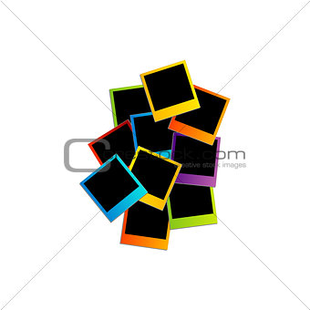 Colorful polaroids