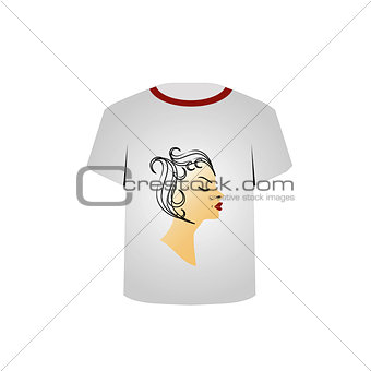 T Shirt Template- Hairstyle