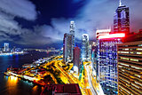 Hong Kong Skylines night