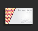 Company Business Card Vector Illustration