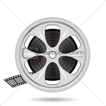 cinema film tape on disc