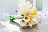 Beautiful calla lilies bouquet