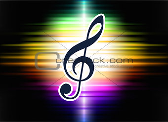 Musical Note on Abstract Spectrum Background 