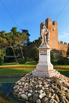Monument of Giorgione Castelfranco Veneto - Italy