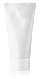 White cosmetic tube of cream or gel