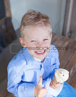 boy eating ice-cream