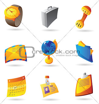 Icons for business office