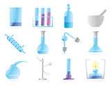 Icons for chemical lab