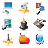 Icon concepts for media