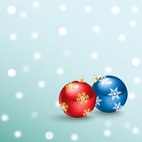 Christmas ball from snowflakes