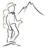 Mountaineering symbol