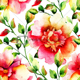 Stylized flowers illustration