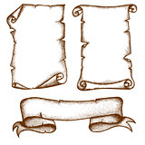 Hand-drawn Scrolls