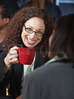 Happy Woman Laughing