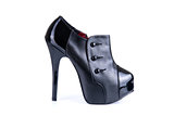 Black classic female shoe 