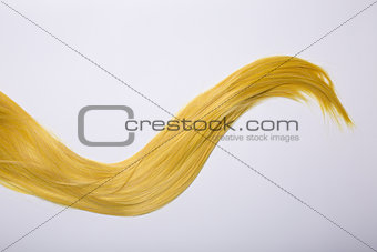 Long golden blonde hair 