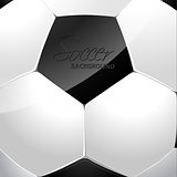 Soccer ball poster design