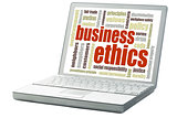 business ethics word cloud