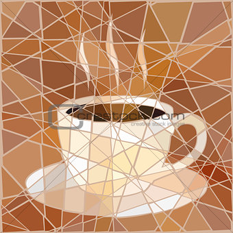 Coffee mosaic