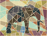 Elephant mosaic