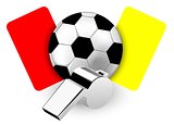 Referee Whistle and Cards