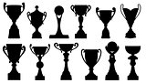 trophy silhouettes