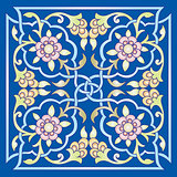 oriental ottoman design one colored