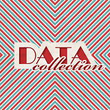 Data Collection. Retro Design Concept.