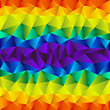 triangular rainbow background