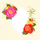 Spring Summer Colorful Flower Garden Party Background