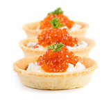 Caviar snacks