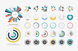 Infographic Elements.Pie chart set icon