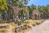 Ruins of the ancient town at Phaselis.