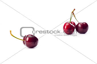 red sweet cherries