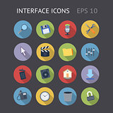 Flat Icons For Interface